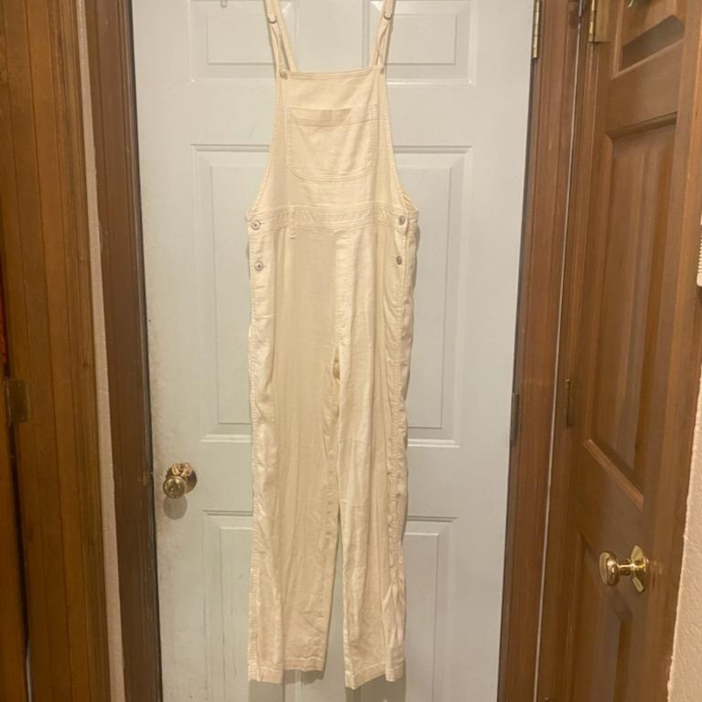 American Eagle Women's Cream Overalls